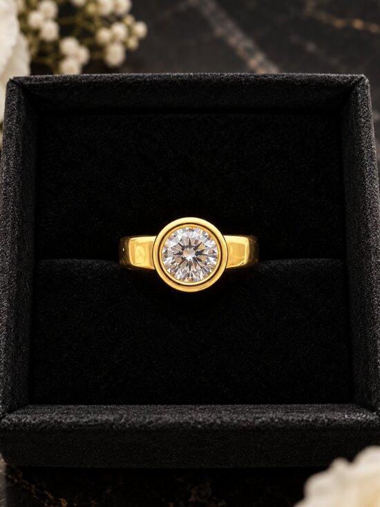 The Unbranded Brand | Jewelry | Classic Yellow Gold Flat Court Comfort ...
